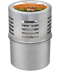 Wax Works WaxWorks METAL TABLE TOP OIL BURNER With Flame Guard Candles 11 Wax Works WaxWorks METAL TABLE TOP OIL BURNER With Flame Guard Candles