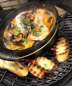 BBQ Warehouse TOPQ Cast Iron Metal Pot