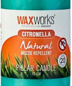 BBQ Warehouse Furniture & Patio Waxworks Pillar Candle 10cm