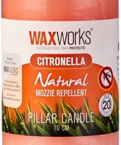 BBQ Warehouse Furniture & Patio Waxworks Pillar Candle 10cm