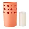 Wax Works WaxWorks Pillar Candle Holder - Orange Candles Furniture & Patio