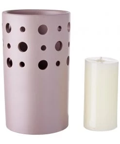 Wax Works WaxWorks Pillar Candle Holder - Brown Candles Furniture & Patio