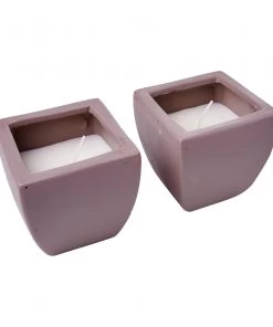 Wax Works WaxWorks Citronella Candles - Tuscan Pots - Beige Candles Furniture & Patio