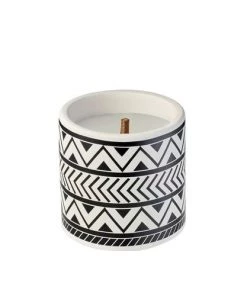 Wax Works Furniture & Patio TRIBAL DRUM CITRONELLA CANDLE WITH WIND RESISTANT WICK