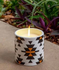 Wax Works Furniture & Patio TRIBAL DRUM CITRONELLA CANDLE WITH WIND RESISTANT WICK 14 Wax Works Furniture & Patio TRIBAL DRUM CITRONELLA CANDLE WITH WIND RESISTANT WICK