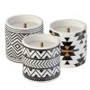 Wax Works Furniture & Patio TRIBAL DRUM CITRONELLA CANDLE WITH WIND RESISTANT WICK