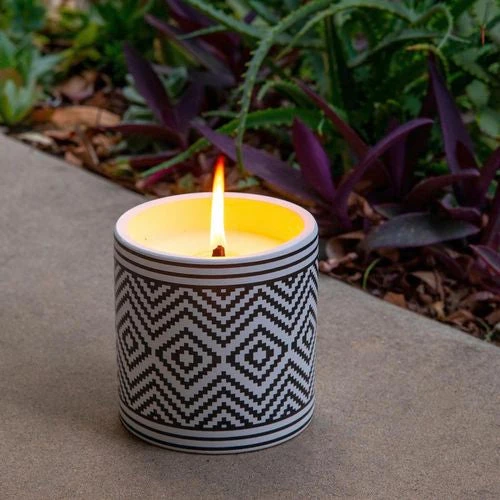 Wax Works Furniture & Patio TRIBAL DRUM CITRONELLA CANDLE WITH WIND RESISTANT WICK 9 Wax Works Furniture & Patio TRIBAL DRUM CITRONELLA CANDLE WITH WIND RESISTANT WICK