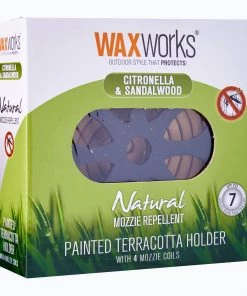 Wax Works WaxWorks Painted Terracotta Coils Holder