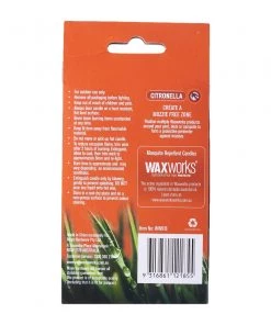 Wax Works Waxworks Citronella Mozzie Repellent 12 Tea Lights - Candles