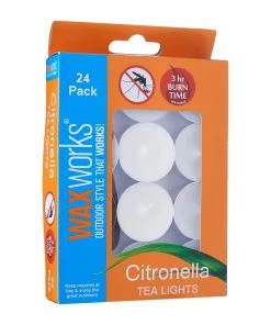 Wax Works Waxworks Citronella Tea Lights - Candles