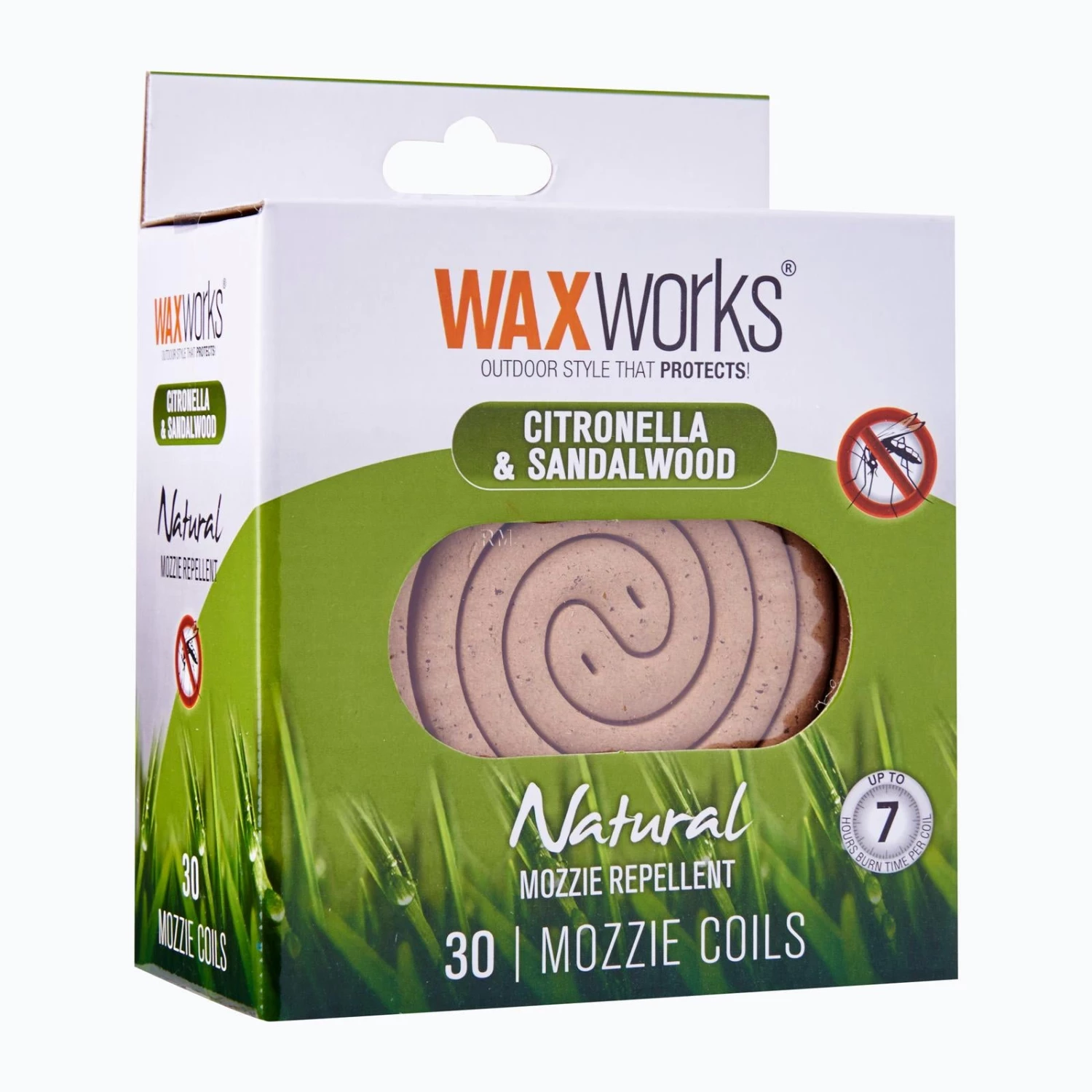 Wax Works WaxWorks Citronella And Sandlewood - Mozzie Coils Candles 3 Wax Works WaxWorks Citronella And Sandlewood - Mozzie Coils Candles