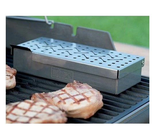 Weber Universal Stainless Steel Smoker Box Accessories 3 Weber Universal Stainless Steel Smoker Box Accessories