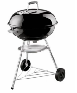 BBQ Warehouse Weber 57cm Compact Kettle With Thermometer - Charcoal BBQ Grill