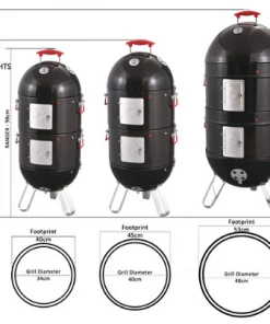 ProQ Excel 20 Elite - 3 In 1 BBQ Charcoal Grill