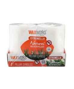 Wax Works Waxworks Pillar Candles 10cm