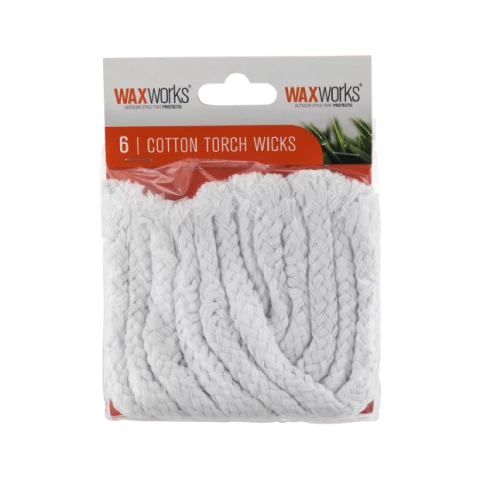 Wax Works Furniture & Patio Waxworks Cotton Torch Wicks 3 Wax Works Furniture & Patio Waxworks Cotton Torch Wicks