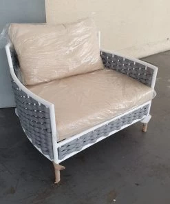 BBQ Warehouse Outdoor Patio Furniture Set, Rope Woven Furniture & Patio