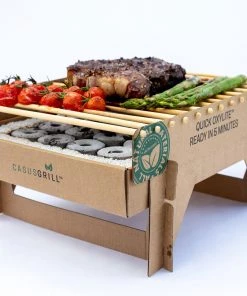 BBQ Warehouse Casusgrill Biodegradable Portable Grill Charcoal Grill