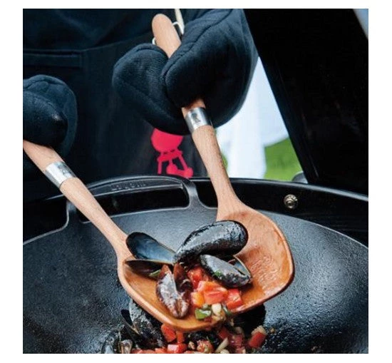 Weber 2 Piece Wok Tool Set - Spoon & Spatula Accessories 5 Weber 2 Piece Wok Tool Set - Spoon & Spatula Accessories