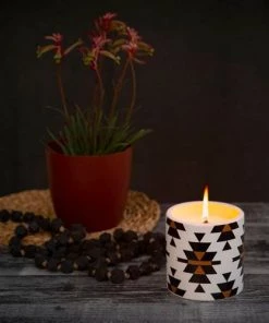 Wax Works Furniture & Patio TRIBAL DRUM CITRONELLA CANDLE WITH WIND RESISTANT WICK 17 Wax Works Furniture & Patio TRIBAL DRUM CITRONELLA CANDLE WITH WIND RESISTANT WICK