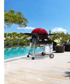 Gas Grill Ziggy By Ziegler & Brown Triple Grill LP Gas - Chilli Red
