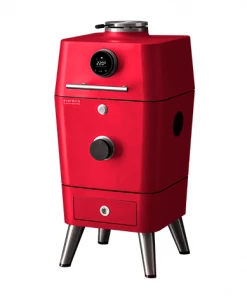 BBQ Warehouse Charcoal Grill Everdure By Heston Blumenthal 4K Electric Ignition Charcoal Outdoor Oven - Red