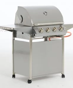 Papa's Grill, 4 Burner Stainless Steel Grill