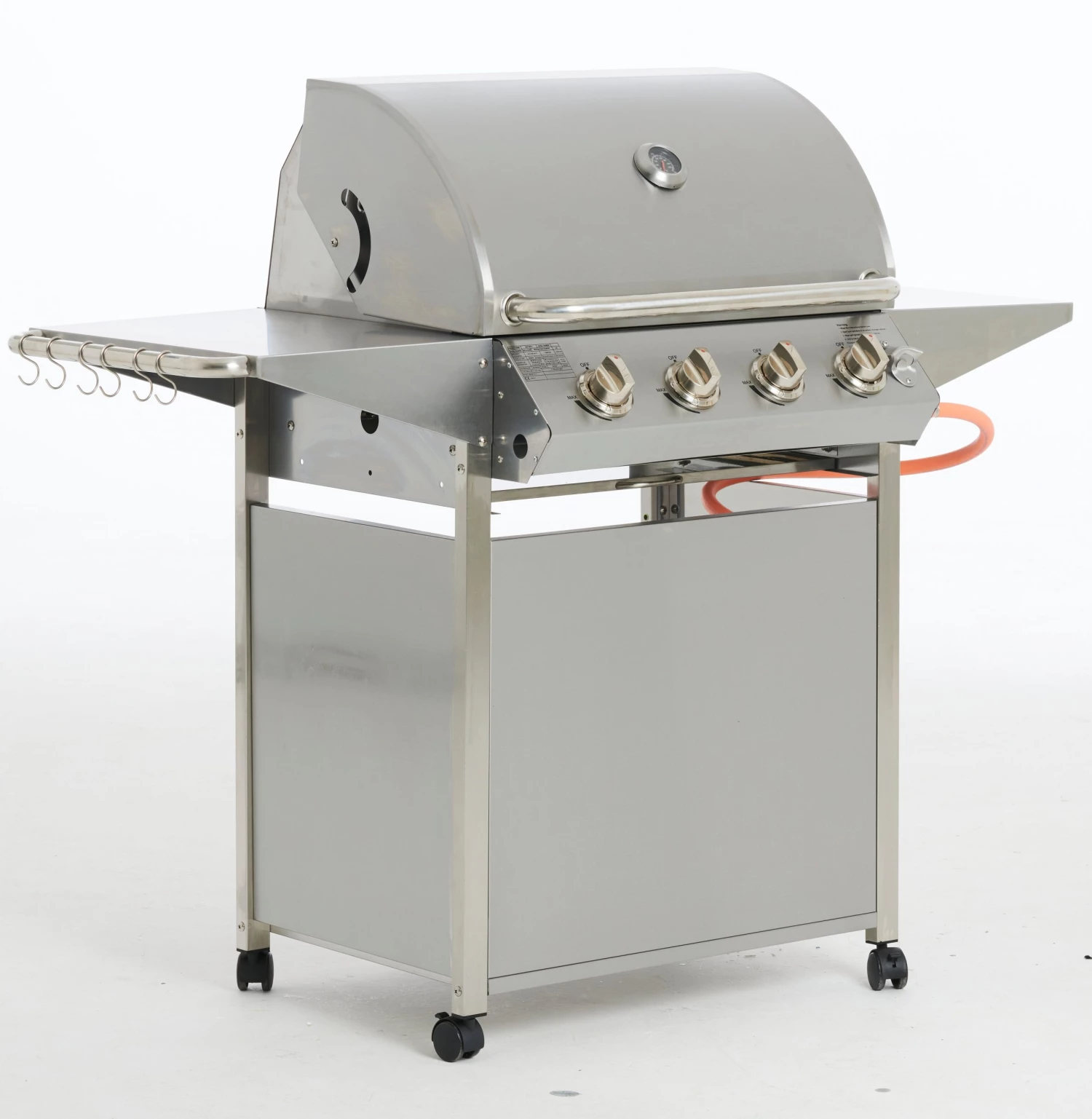 Papa's Grill, 4 Burner Stainless Steel Grill 4 Papa's Grill, 4 Burner Stainless Steel Grill