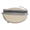 BBQ Warehouse BBQ Buddy - Pizza Stone, Stand & Cutter , Gas Or Charcoal BBQ Grill Accessories