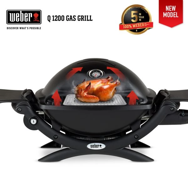 Weber - Q 1250 - Canister Grill Gas Grill 5 Weber - Q 1250 - Canister Grill Gas Grill