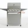 Papa's Grill, 4 Burner Stainless Steel Grill