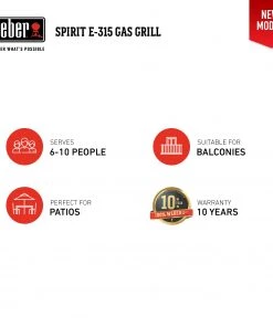 Gas Grill NEW!! Weber - Spirit Series 315