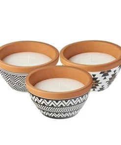 Wax Works WAXWORKS Citronella Tribal Bowl Mozzie Repellant (Assorted Colors) Furniture & Patio