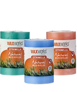 BBQ Warehouse Furniture & Patio Waxworks Pillar Candle 10cm