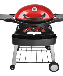 Gas Grill Ziggy By Ziegler & Brown Triple Grill LP Gas - Chilli Red