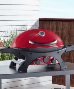 Gas Grill Ziggy By Ziegler & Brown Triple Grill LP Gas - Chilli Red