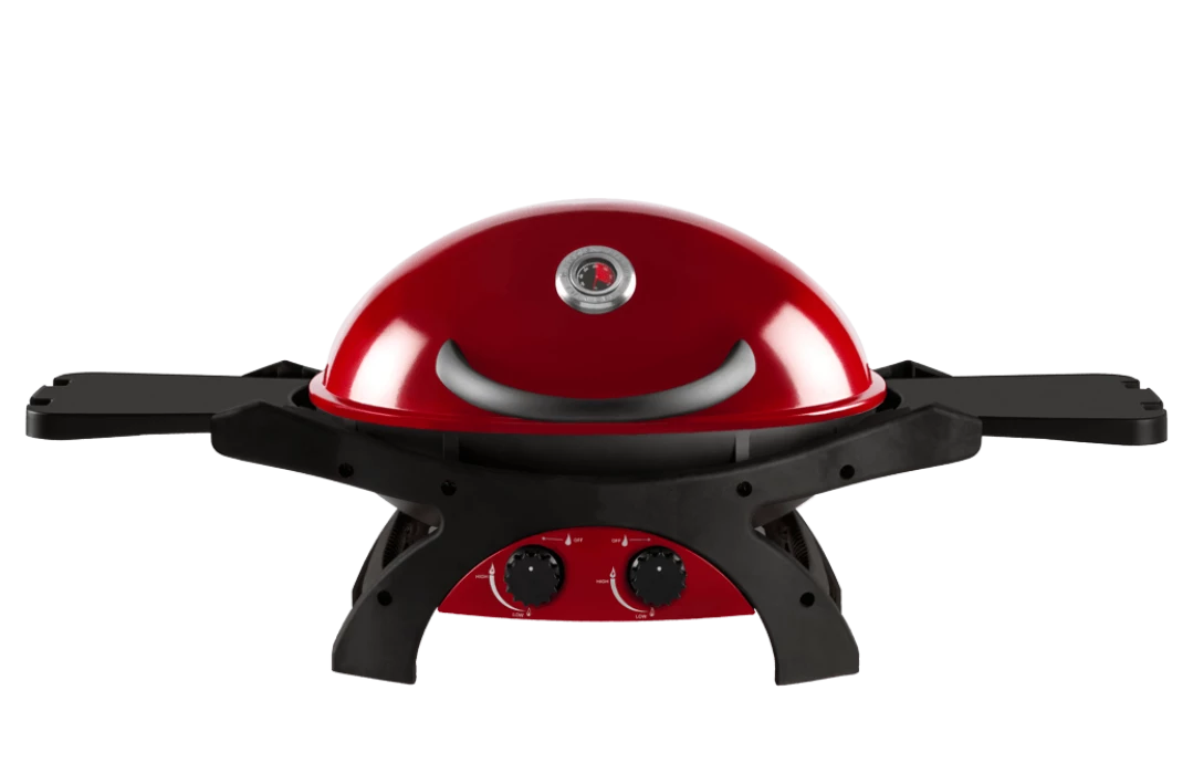 BBQ Warehouse Ziggy By Ziegler & Brown Twin Grill LP Gas Model - Chilli Red Gas Grill 2 BBQ Warehouse Ziggy By Ziegler & Brown Twin Grill LP Gas Model - Chilli Red Gas Grill